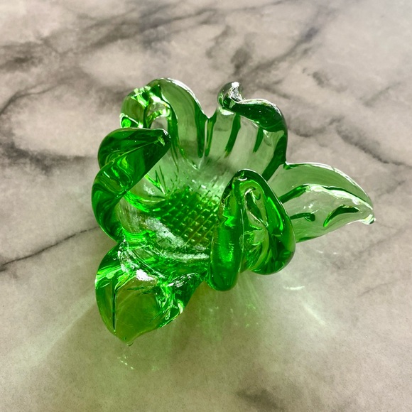 Vintage Mid-Century Emerald Green Glass - Picture 1 of 8